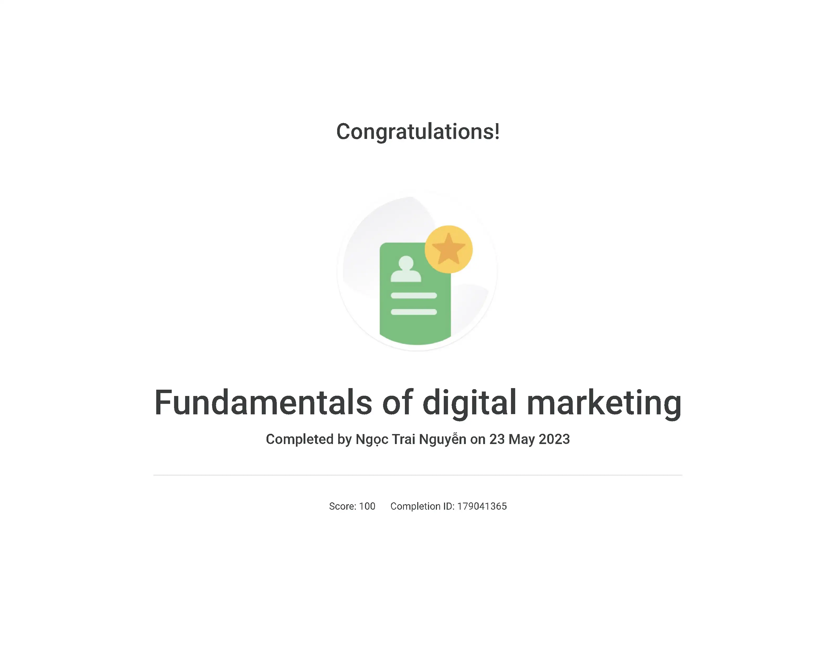 Fundamentals of digital marketing