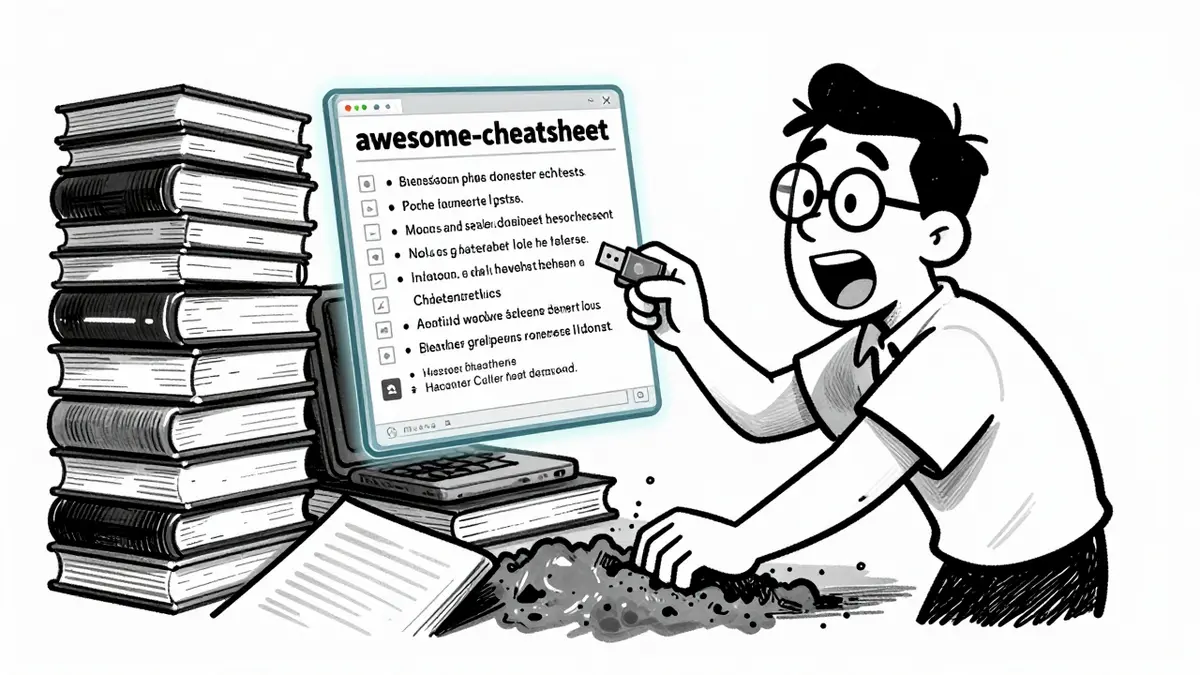 Hướng dẫn sử dụng awesome-cheatsheet: Tải về và tra cứu