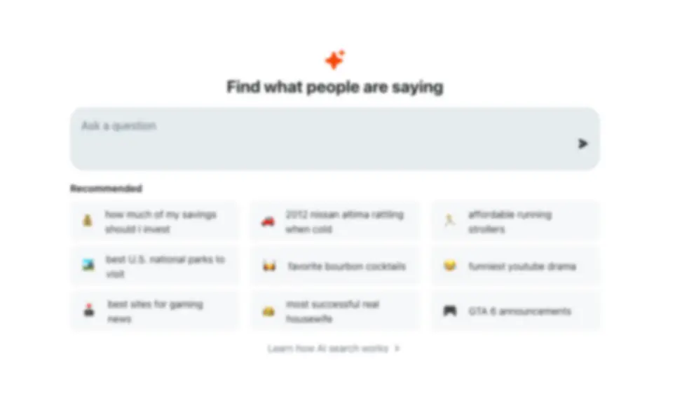 Giao diện Reddit Answers