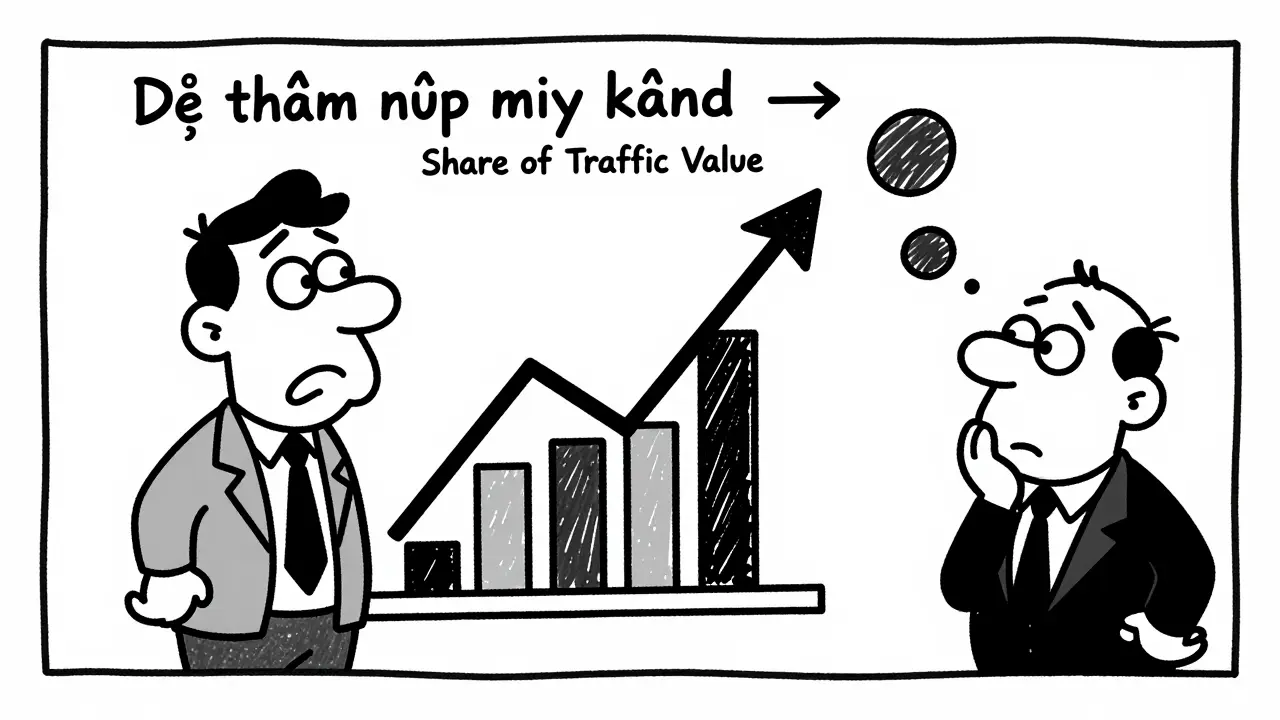 3. Độ thâm nhập thị trường → Share of Traffic Value